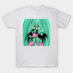 shiryu the saint of the dragon in knights of the zodiac T-Shirt